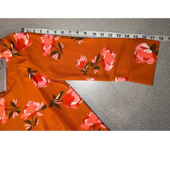Daniel Rainn | NWT | XS Petite | Floral blouse back zipper feminine grandma boho - Picture 10 of 10